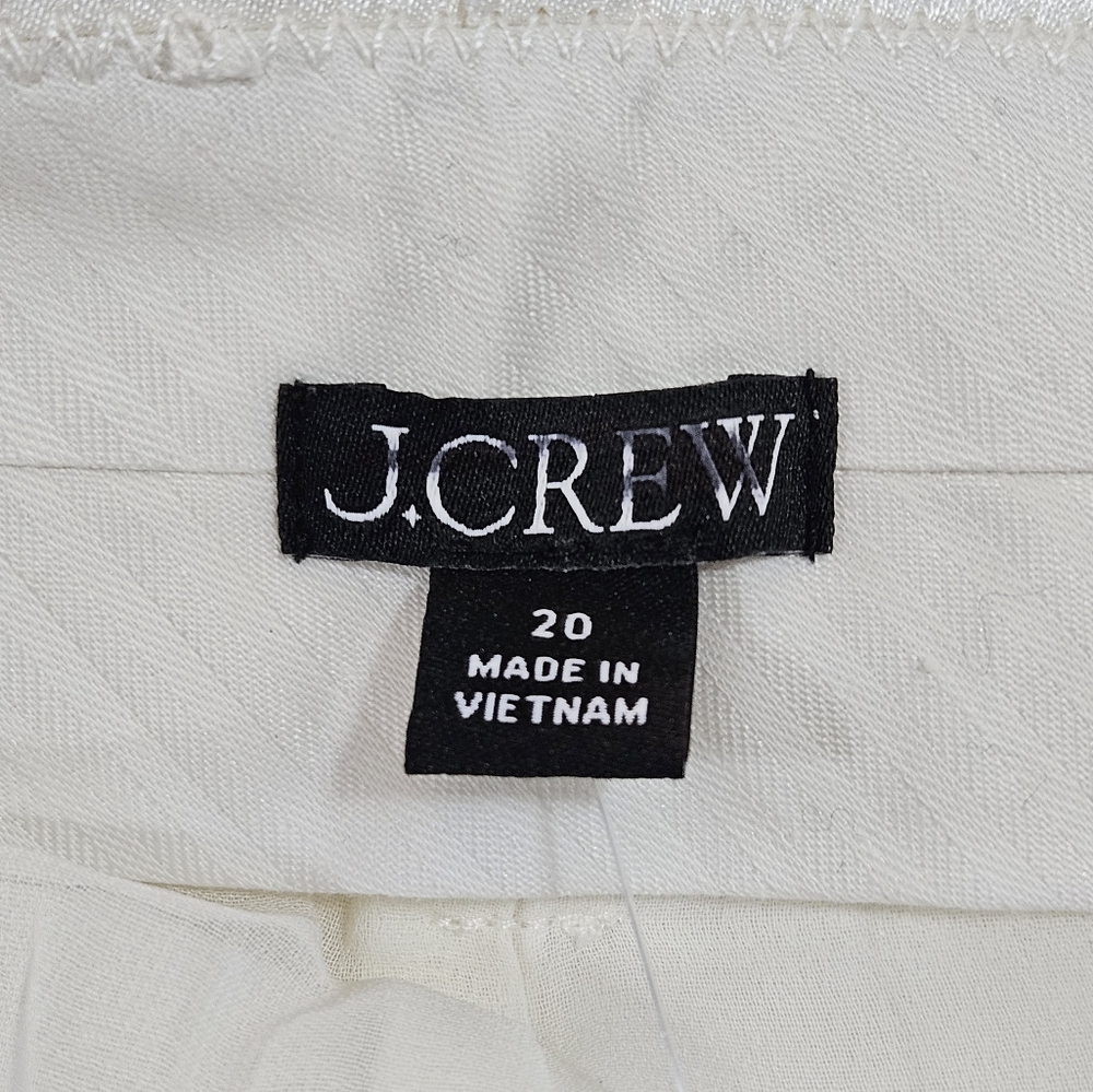 NWT J.Crew Straight-Leg Essential Pant in luster Crepe Size 20 - Picture 4 of 7